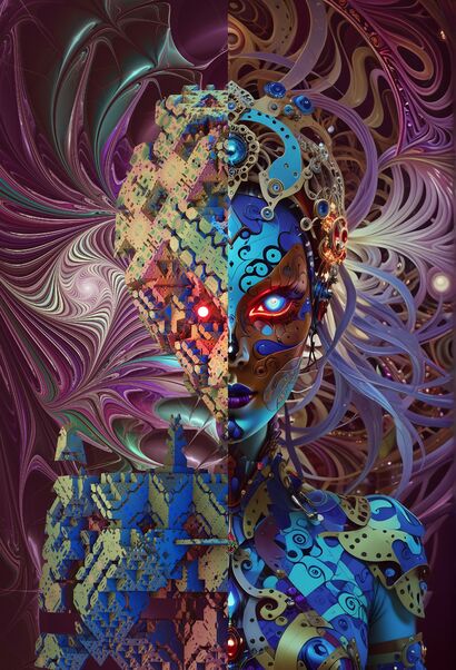 FRACTAI ÆLF I - a Digital Art Artowrk by Flautt Mitchell